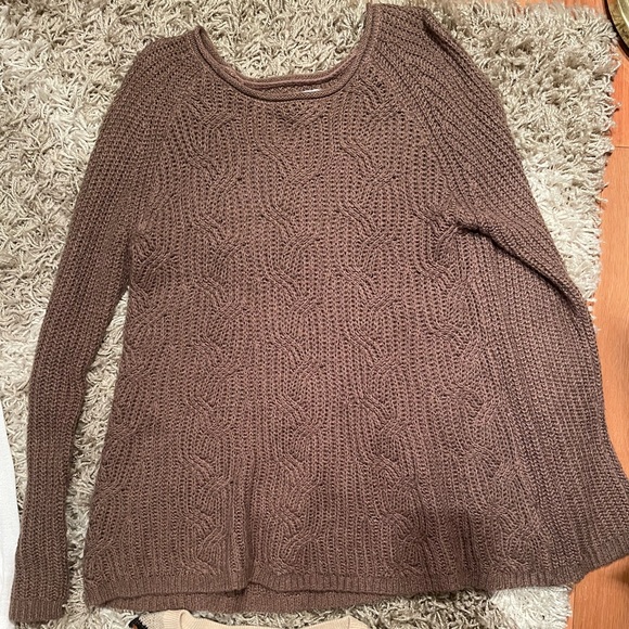 Brown Knit Sweater - Picture 1 of 2